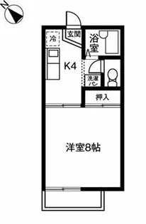 サンハイムT【201号室】の間取り