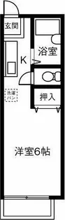 サンライフ小林A棟【208号室】の間取り