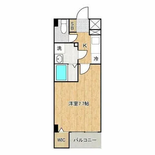 Merry新大阪【4階】の間取り
