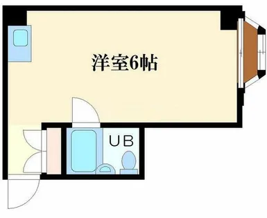 堀江グリーンハイツ【5階】の間取り