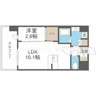 セレニテ十三ミラク【13階】の間取り