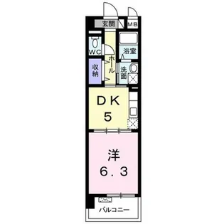 シカタ シャンブレットⅠ【1階】の間取り