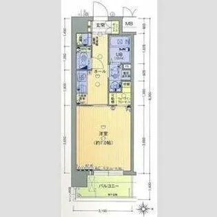 LUMINOUS新大阪【2階】の間取り