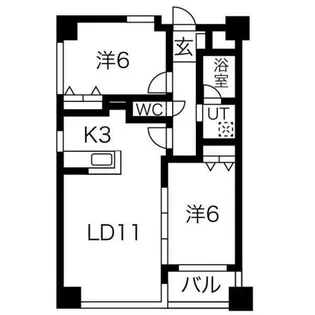 ノヴァシャトン【4階】の間取り
