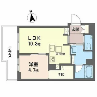 Arietta西宮【0102号室】の間取り
