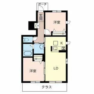 シャーメゾン塩屋【0101号室】の間取り