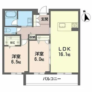 プレミオ【0303号室】の間取り