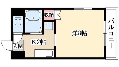 メゾンミレー【2階】の間取り