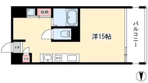 S-FORT六番町【0705号室】の間取り