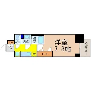 プレサンスTHE久屋大通レジェンド【12階】の間取り