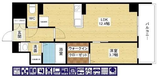 ECORO TOYONAKA【3階】の間取り