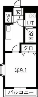 Asobi-PALACE柊【2階】の間取り