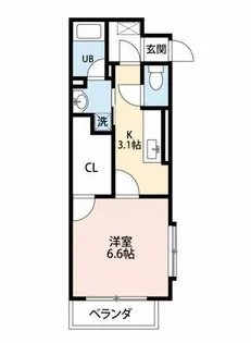 マンション葵【2階】の間取り