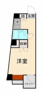 坂口ポートハイツ【3階】の間取り