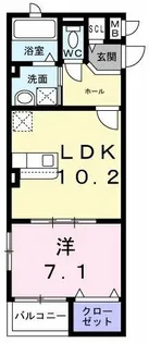 ヴェルナール赤羽【3階】の間取り