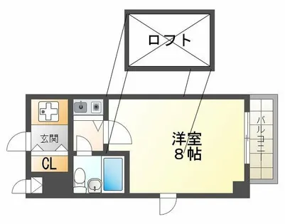 ルミエール上高丸【4階】の間取り