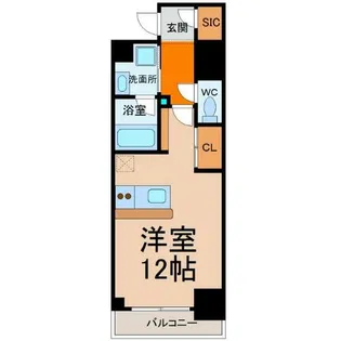 S-FORT金山【6階】の間取り