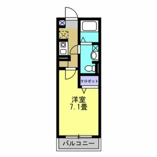 ミッドランドコート【101号室】の間取り