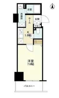 イーストヴィラ梅田【8階】の間取り