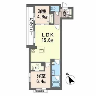 シャーメゾン クラシエスト【0303号室】の間取り