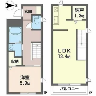 シャーメゾン ハピネス【2階】の間取り