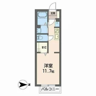 ハミングバード【0202号室】の間取り