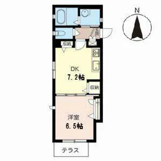 シャーメゾン松原【0101号室】の間取り