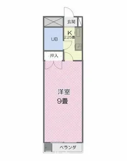 アーバンハイツ石塚【1階】の間取り