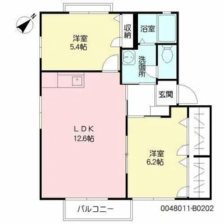 プリマヴェーラ B棟【2階】の間取り