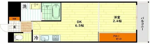 セレニテ天六リアン【6階】の間取り