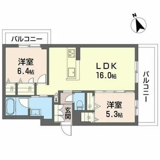 Seaside House【0305号室】の間取り