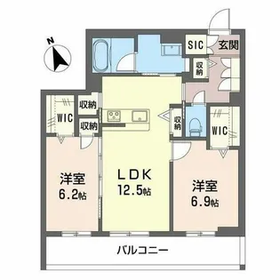 Seaside House【0302号室】の間取り