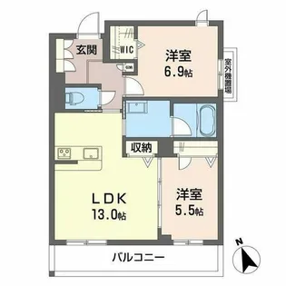 Seaside House【0301号室】の間取り
