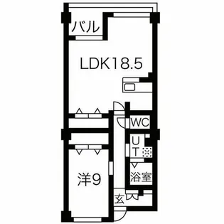 パインアネックス【4階】の間取り