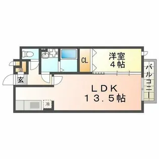 PROCEEDGARDEN【205号室】の間取り