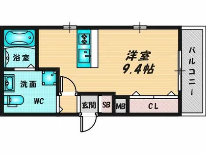 エムズコート松原【2階】の間取り