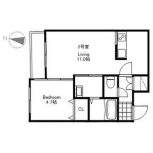 Arcadia(アルカディア)【2階】の間取り