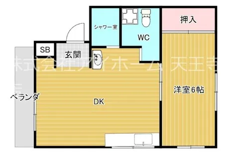 メゾン帝塚山【4階】の間取り