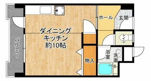 花山東団地【25-810号室】の間取り