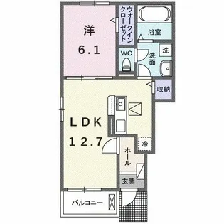 フェリーチェ【1階】の間取り