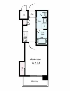 t-smart博多オーケストラ通り【3階】の間取り