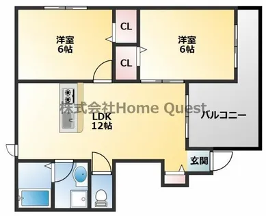 サンパティオ【1階】の間取り