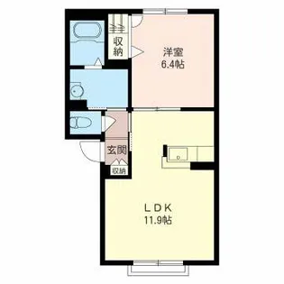 グランドメゾンII【00202号室】の間取り