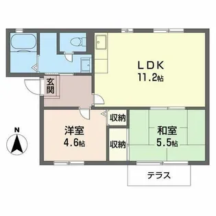 スペリオールプラザ A【0101号室】の間取り