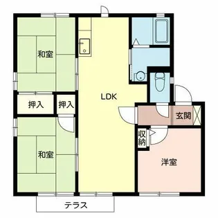 フウルニール・ミー【0107号室】の間取り