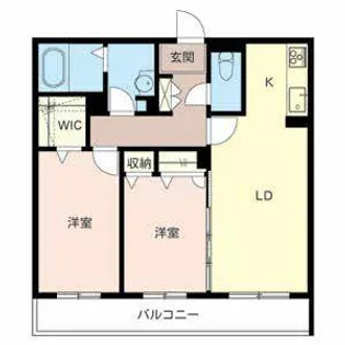 シャーメゾン Be One【0202号室】の間取り