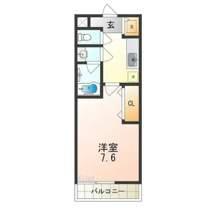 大阪府河内長野市楠町東【アパート】の間取り