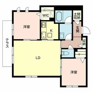 シャーメゾン サンシャポー【0102号室】の間取り