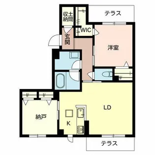 シャーメゾン サンシャポー【0101号室】の間取り