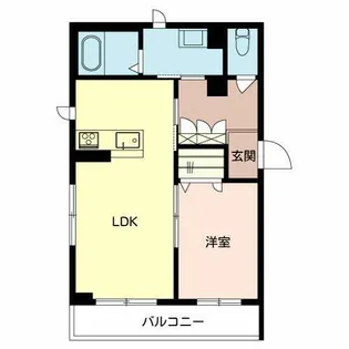 ベレオ金龍寺丁【0203号室】の間取り